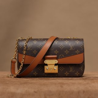 Designer Louis Vuitton Monogram Leather Marceau M46126