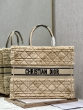 Designer Dior Book Tote Large Beige Cannage Shearling M1286ZMBU_M918