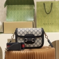 Designer Gucci Horsebit 1955 GG mini bag 658574