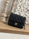 Designer Chanel CF Mini 1786 Black