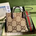 Designer Gucci Jumbo GG tote bag 678839