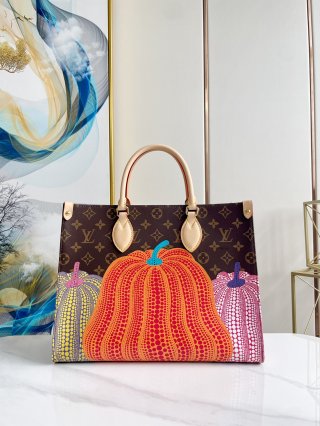 Designer Louis Vuitton LV x YK OnTheGo MM M46466