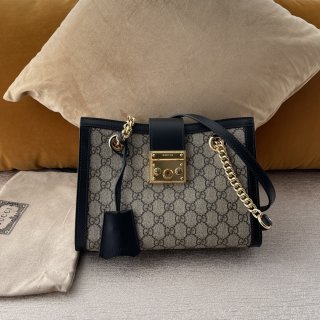 Designer Gucci Padlock small GG Shoulder Bag 498156 KHNKG9769