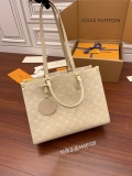 Designer Louis Vuitton Onthego MM Rose Beige M46128