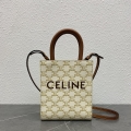 Designer Celine Triomphe Mini Tote White 194372BZK.01BC