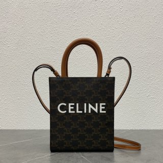 Designer Celine Triomphe Mini Tote Black 194372BZK.04LU