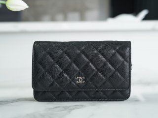 Designer Chanel Woc Black