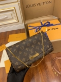 Designer Louis Vuitton Favorite MM Chain shoulder bag M40718