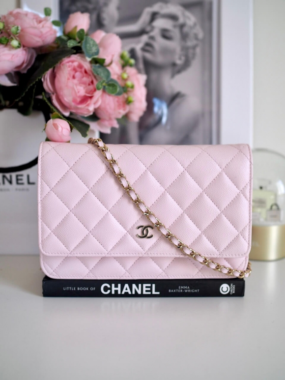 Designer Chanel Classic Wallet On Chain AP0250