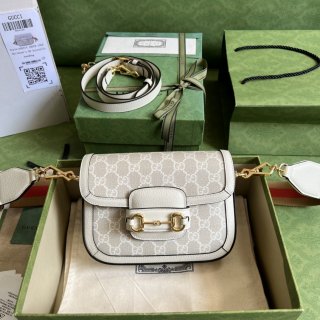 Designer Gucci Horsebit 1955 GG mini bag 658574