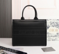 Designer Dior Book Tote Medium Black Calfskin M1265ZTQT_M911